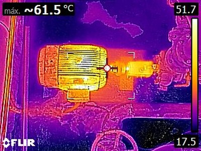 Imagem ilustrativa de Análise termográfica em motores elétricos