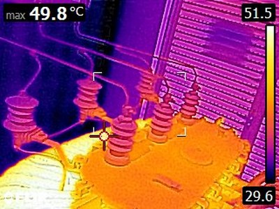 Imagem ilustrativa de Análise termográfica em transformadores